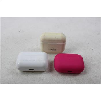 Bluetooth Wireless Earbuds With Charging Case, 3 Pieces