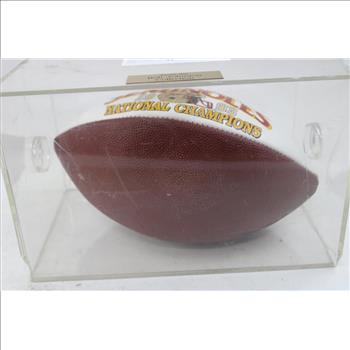 Bobby Bowden Autograph Florida State Seminoles 1993 Championship Football