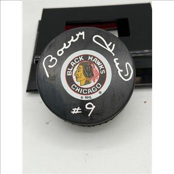 Bobby Hull Autographed Chicago Blackhawks Hockey Puck