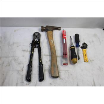 Bolt Cutter, Screwdrivers And More