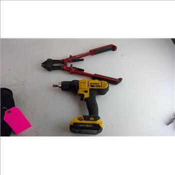 Bolt Cutters, Cordless Drill, And More 5+ Pieces