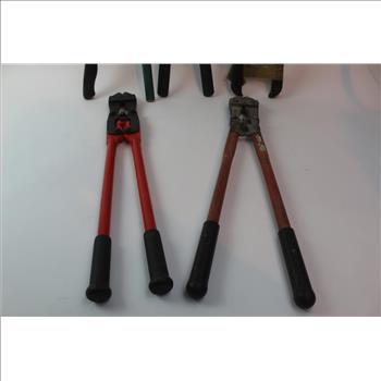 Bolt Cutters & Pruning Shears; 4 Pieces