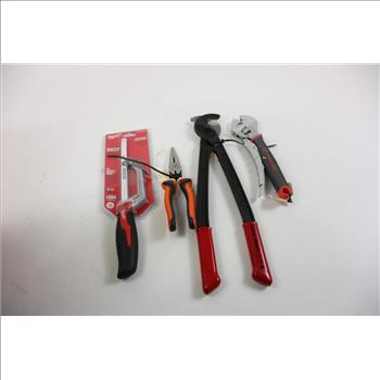 Bolt Cuttes, Hack Saw, Pliers And More 7 Pieces