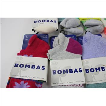 Bombas Ankle, Quarter Socks, Medium, 20 Pieces