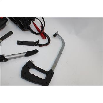 Booster Cables, Ryobi Battery Charger, & More; 7 Pieces