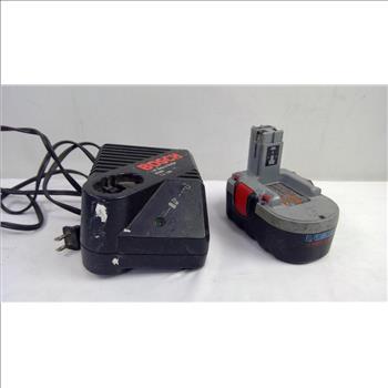 Bosch 18V Variable Speed Cordless Jig Saw, With Bag, Drill Bits, Charger, And Batteries