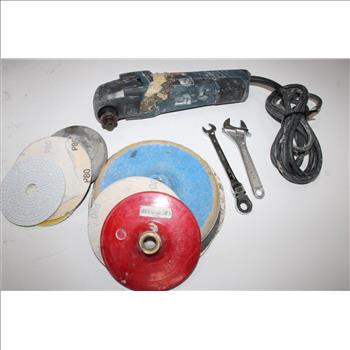 Bosch  Angle Grinder With Tool Bag And Attachments