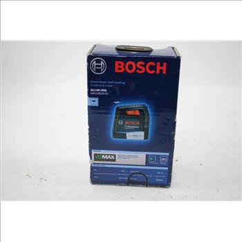 Bosch Green-Beam Self-Leveling Cross-Line Laser 40ft