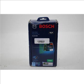 Bosch Green-Beam Self-Leveling Cross-Line Laser 40ft