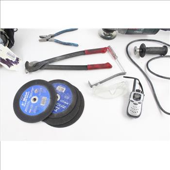 Bosch Grinder And More, In Backpack, 7+ Pieces