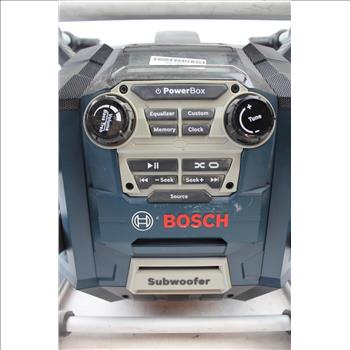 Bosch Pb360S Powerbox Subwoofer Jobsite Radio Inverter