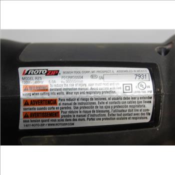 Bosch Rotozip Rz5 Spiral Cutting Rotary Tool