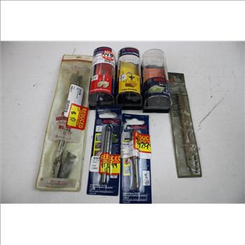 Bosch Spiral Router Bits, Black & Decker Forstner Bits, And More Bits, 13 Pieces