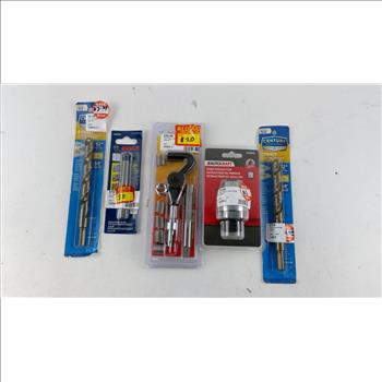 Bosch Stone Tile Bit, Century Cobalt High Speed Steel Quick Cut Point, And More, 5 Pieces