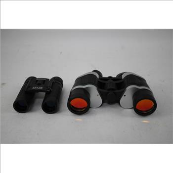 Bosch-Optikon, Bushnell 12x25 Binoculars, Camo Laptop Backpack Bag, 3 Pieces