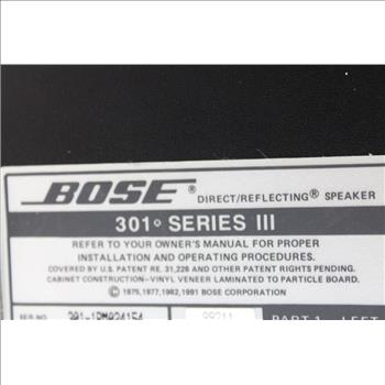 Bose 301 Series III Speakers