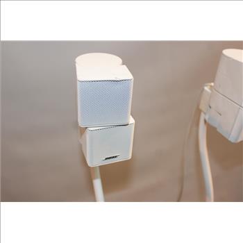 Bose Double Cube Speakers With Bose Official Stands: 2 Items