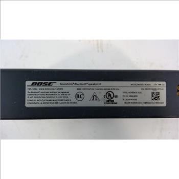 Bose Soundlink Bluetooth Speakers III