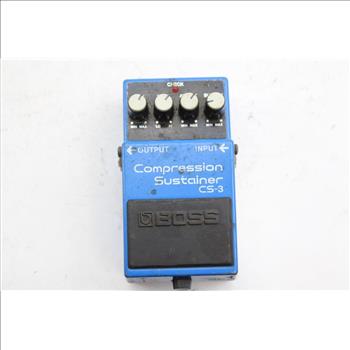 Boss Compression Sustainer Cs-3 Foot Pedal