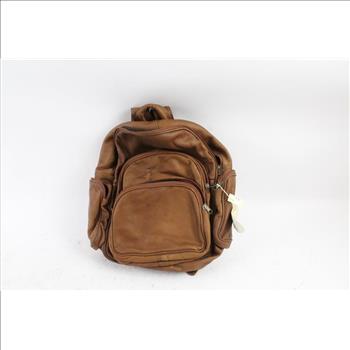 boulder ridge leather backpack