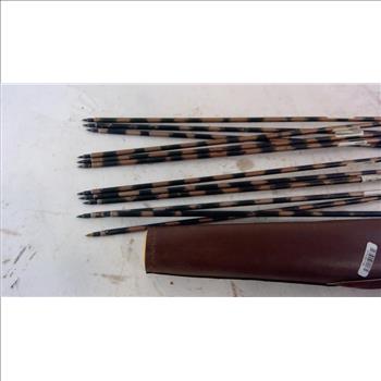 Bow Quiver And Arrows 12 Pieces