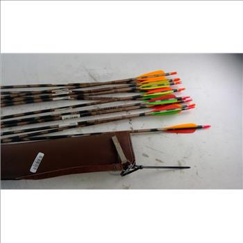 Bow Quiver And Arrows 12 Pieces