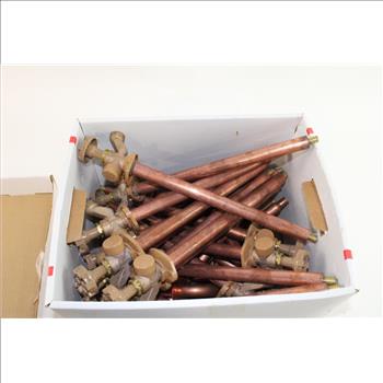 Box Of Copper Faucets