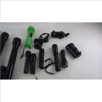 Box Of Flashlights 10+ Pieces