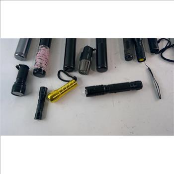 Box Of Flashlights 10+ Pieces