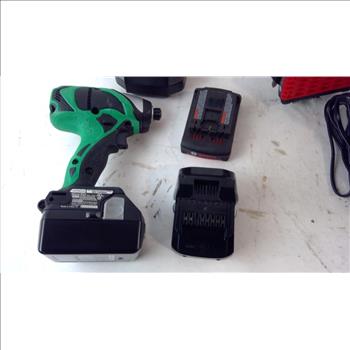 Box Of Hitatchi Drill And More 7 Pieces