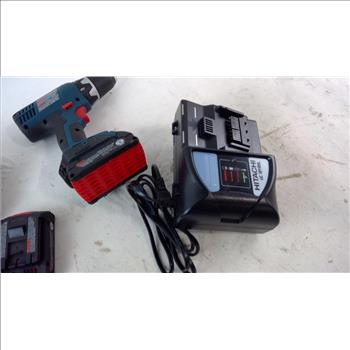 Box Of Hitatchi Drill And More 7 Pieces