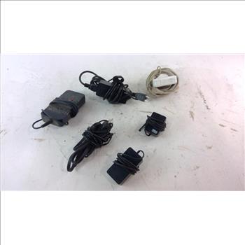 Box Of Miscellaneous Charging Cords 5 Pieces