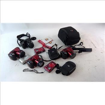 Box Of Nikon Cameras 10+ Pieces