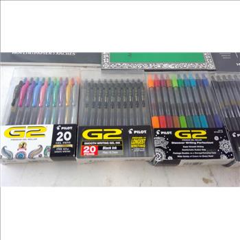 Box Of Pilot G2 Pens And More 8 Pieces