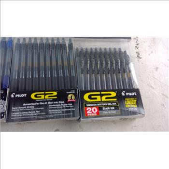 Box Of Pilot G2 Pens And More 8 Pieces