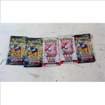 Box Of Pokemon Booster Packs 5 Pieces