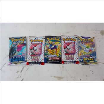Box Of Pokemon Booster Packs 5 Pieces