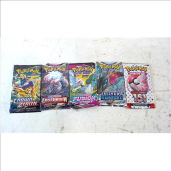 Box Of Pokemon Booster Packs 5 Pieces