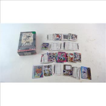 Box Of Sports Trading Cards 100+ Pieces