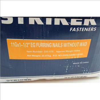 Box Of Striker Fasteners: EG Furring Nails