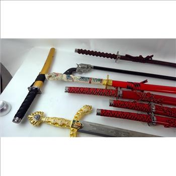 Box Of Swords 10+ Pieces