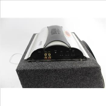 Box With Memphis Subwoofer And Bazooka Amp