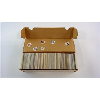 Box With Various Trading Cards