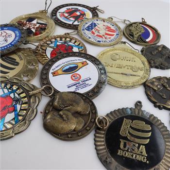 Boxing Medals; 15+ Pieces