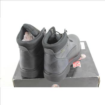 Brahma Gus  Black Steel Toe Premium Leather Work Boots