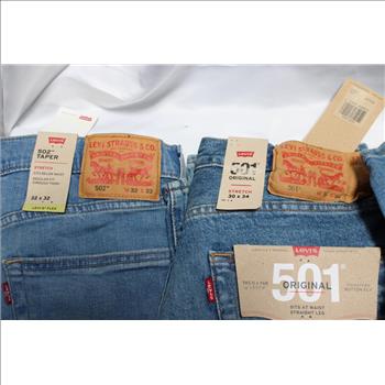 Brand New Levi's Jeans Lot, 5 Pairs