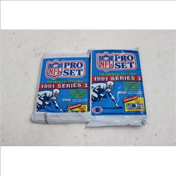 Brand New Sealed Pack Of 1991 Series 1 NFL Pro Set 2 Packs