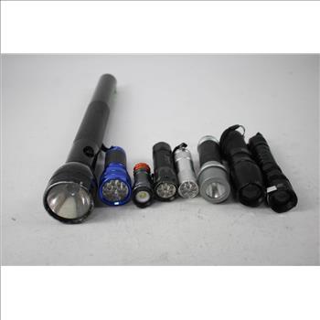 Braun And More Assorted Flashlights, 25+ Pieces