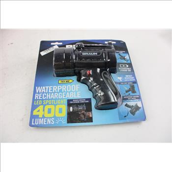 Braun Rechargable LED Spotlight