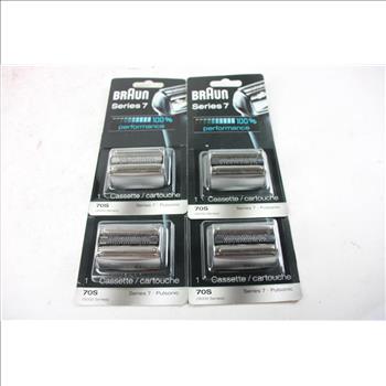 Braun Series 7 Razor Head, 70S, 4 Pieces